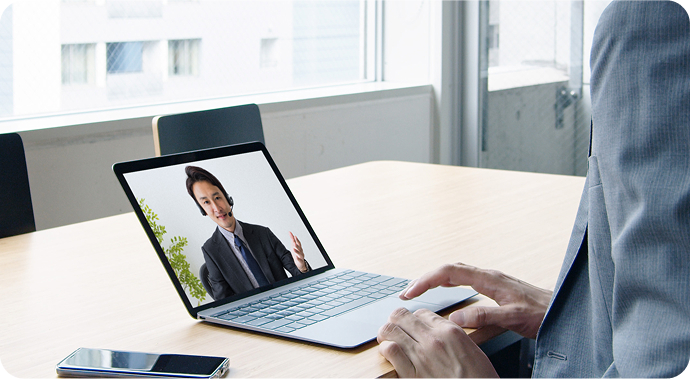 学習中の疑問点は何度でも講師に質問可能!