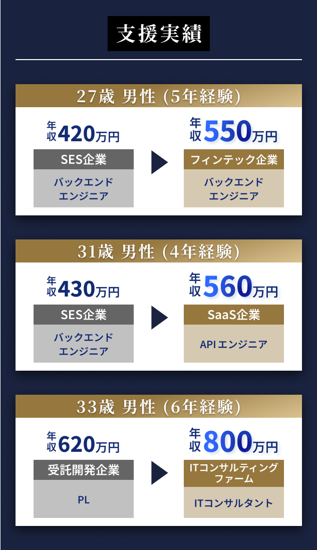 支援実績