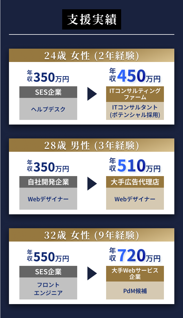 支援実績