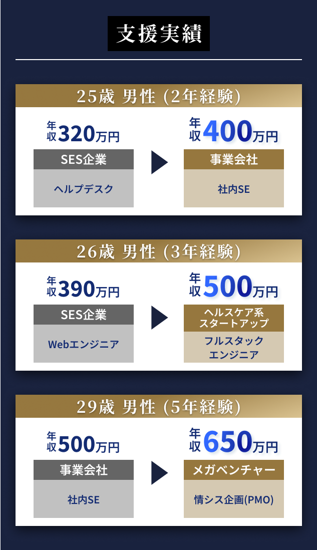 支援実績